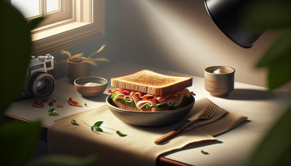 Classic Kosher Turkey Club Sandwich with Crispy Turkey Bacon - American recipe