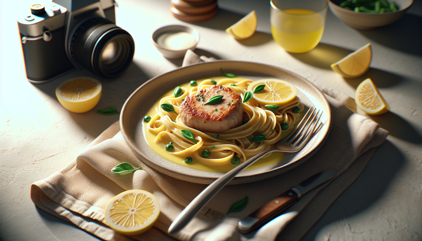 Classic Kosher Veal Scallopini With Lemon Sauce - Italian recipe