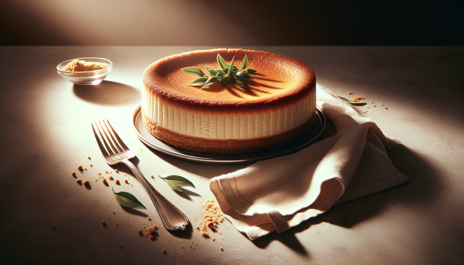 Classic Shavuot Cheesecake with Graham Cracker Crust - Jewish recipe