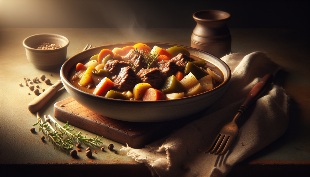 Comforting Slow Cooker Beef and Vegetable Stew - Jewish recipe