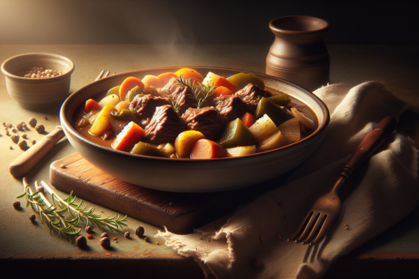 Comforting Slow Cooker Beef and Vegetable Stew