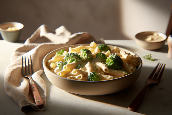 Creamy Kosher Alfredo Pasta With Broccoli