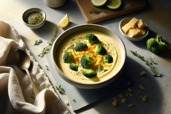 Creamy Kosher Broccoli Cheddar Soup Recipe