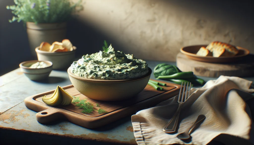 Creamy Kosher Spinach and Artichoke Dip - American recipe