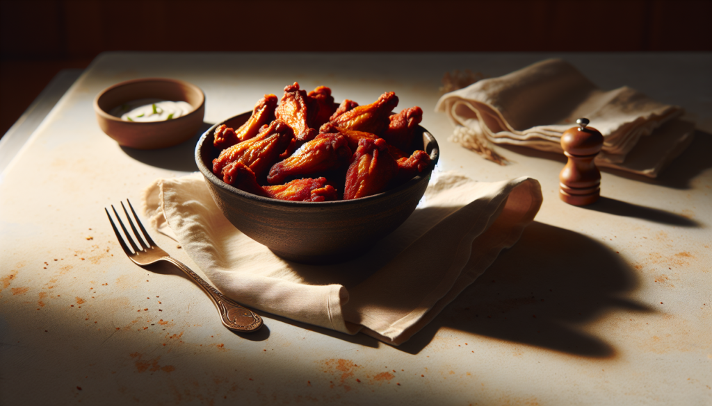 Crispy Baked Buffalo Wings - Kosher Style - American recipe