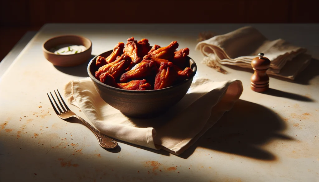 Crispy Baked Buffalo Wings - Kosher Style - American recipe