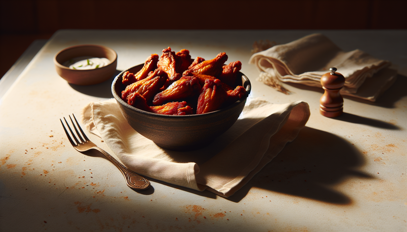 Crispy Baked Buffalo Wings - Kosher Style - American recipe