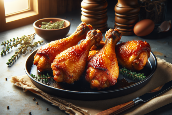 Crispy Baked Chicken Drumsticks with Perfect Golden Skin