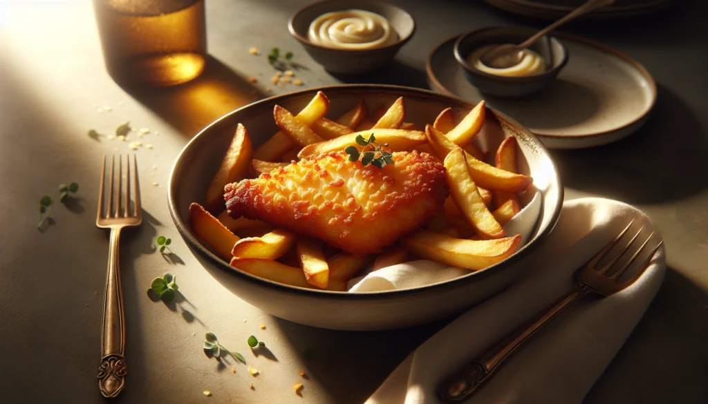 Crispy Baked Fish and Chips - Kosher Comfort Food - British recipe