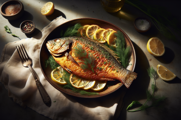 Crispy Baked Fish with Lemon and Dill – Perfectly Golden Every Time