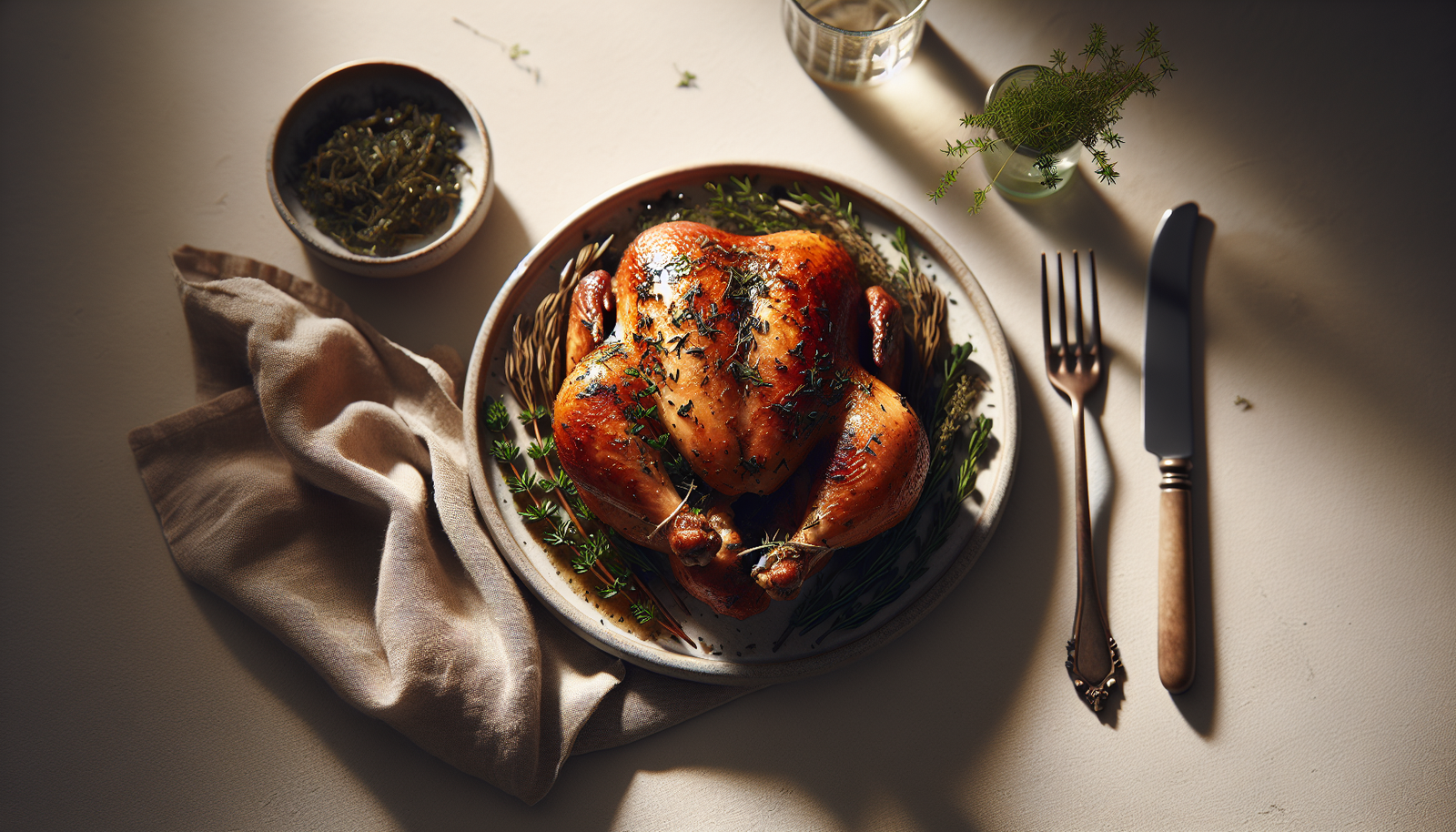 Crispy Cornish Hen With Herbs Perfect For Shabbat - Jewish recipe