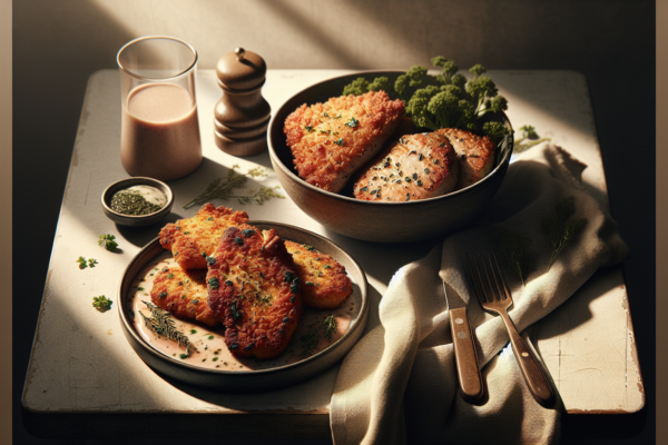 Crispy Herb-Crusted Chicken Cutlets (Kosher)