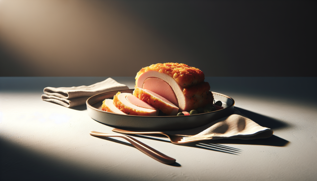 Crispy Kosher Chicken Cordon Bleu Without Dairy - American recipe