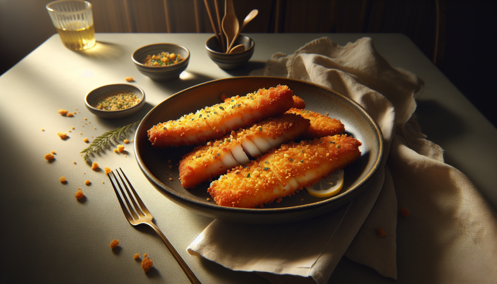 Crispy Kosher Fish Fillets with Golden Panko Crust - American recipe