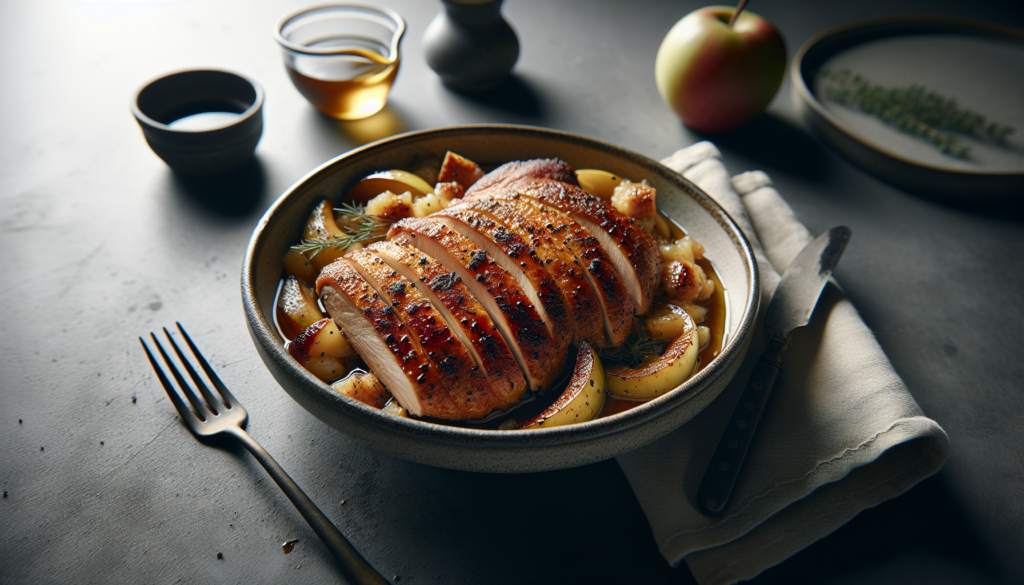 Crispy Kosher Goose Breast With Apple Stuffing Recipe - Jewish recipe