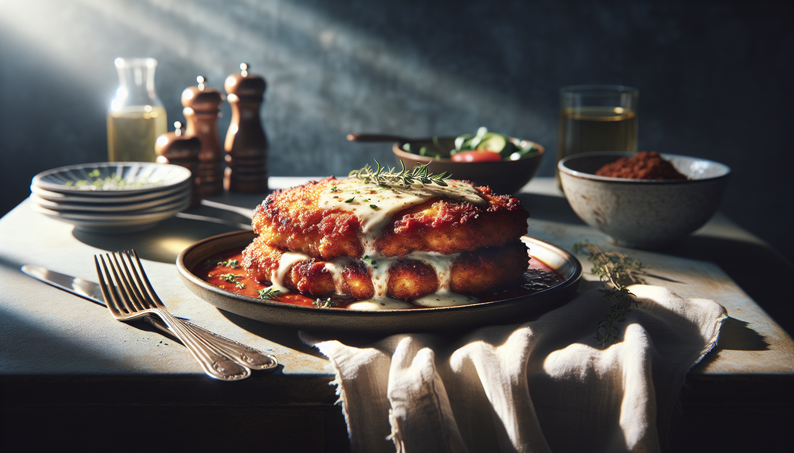 Crispy Kosher Veal Parmesan Without Dairy (Meat Recipe) - Italian-Jewish recipe