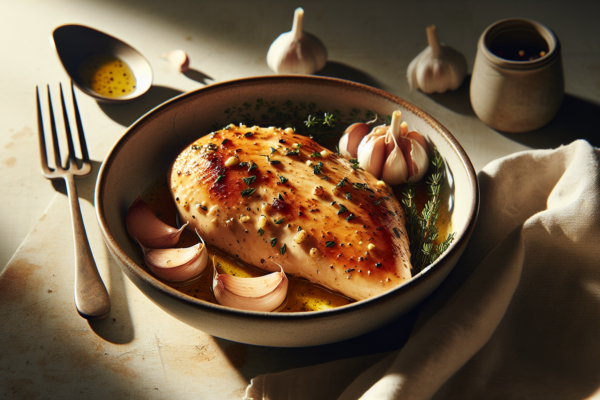 Easy Baked Chicken Breast with Garlic and Herbs – Perfectly Juicy Every Time