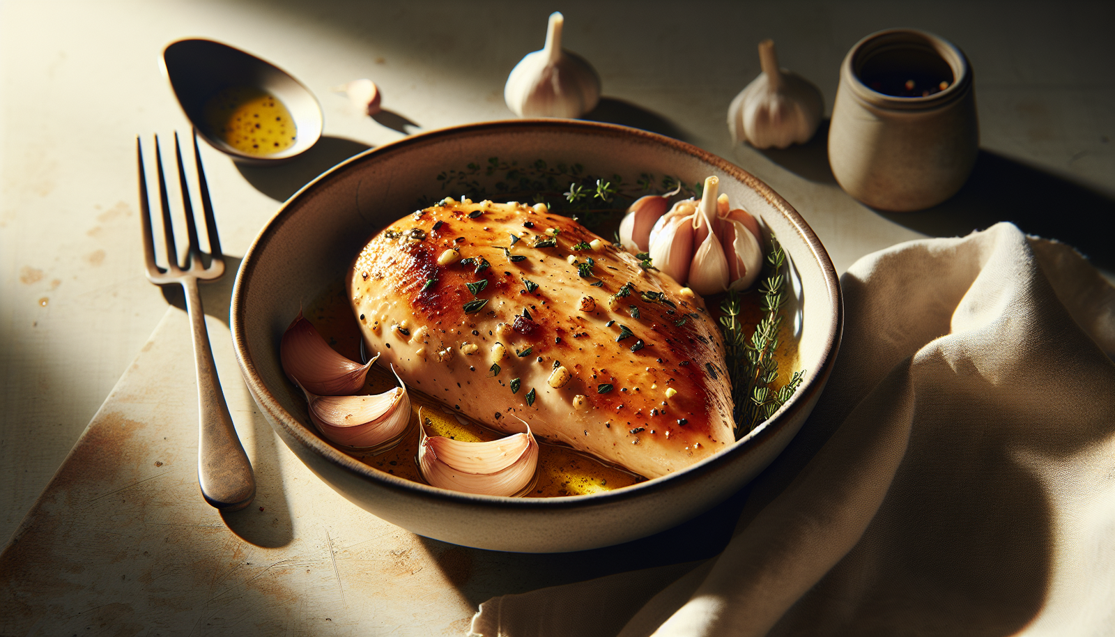 Easy Baked Chicken Breast with Garlic and Herbs - Perfectly Juicy Every Time - Jewish recipe