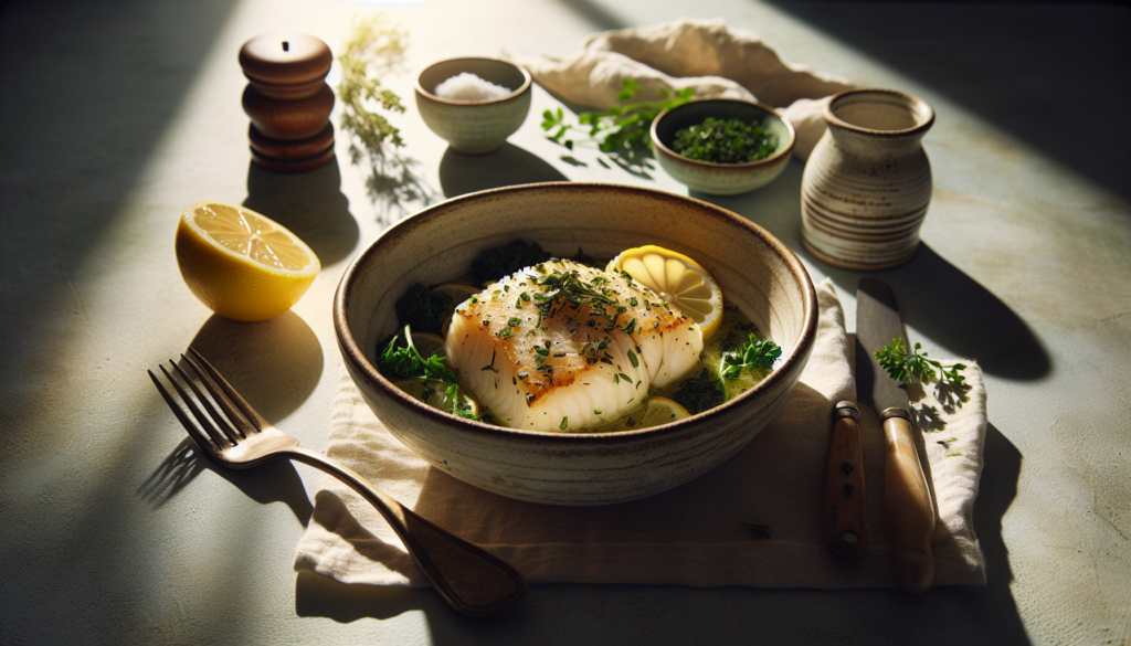 Easy Baked Cod with Herbs and Lemon - Flaky & Flavorful - Mediterranean recipe