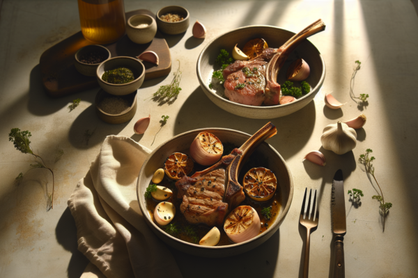 Easy Baked Kosher Lamb Chops With Garlic And Herbs