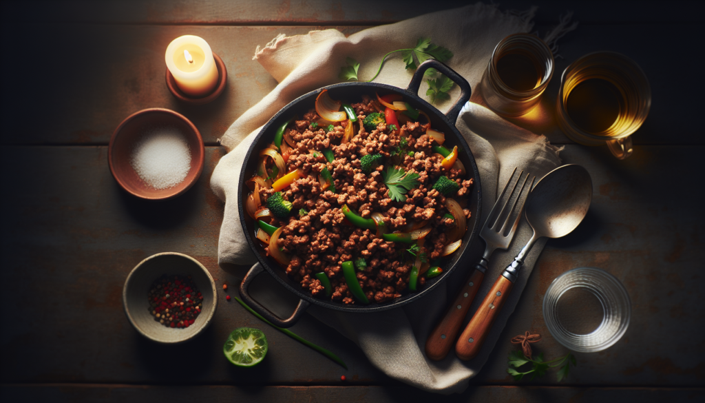 Easy Ground Beef Skillet Dinner - One Pan Kosher Comfort Food - American recipe