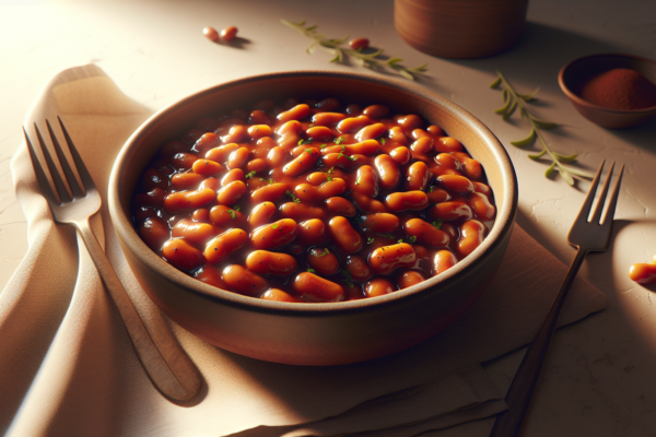 Easy Kosher BBQ Baked Beans With Smoky Molasses