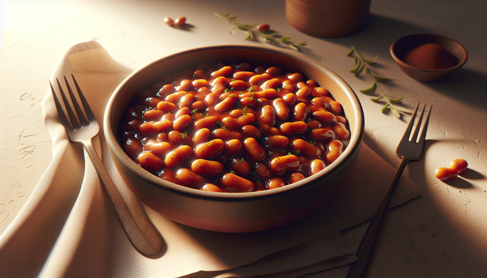 Easy Kosher BBQ Baked Beans With Smoky Molasses - American recipe