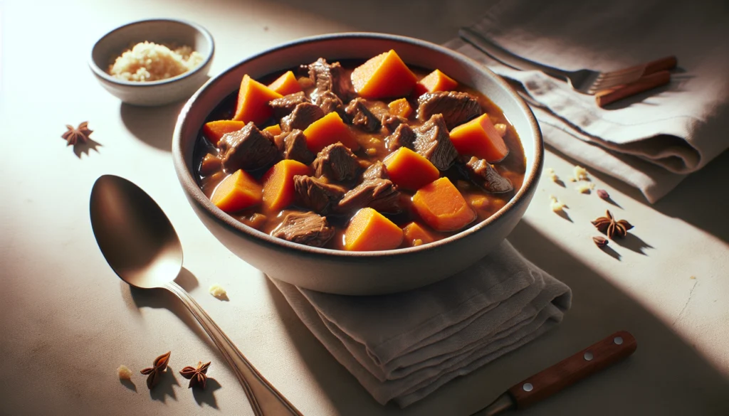 Easy Kosher Beef and Sweet Potato Stew Recipe - Jewish recipe