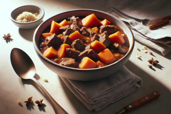 Easy Kosher Beef and Sweet Potato Stew Recipe