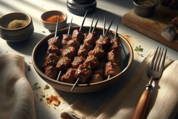 Easy Kosher Beef Kabobs With Mediterranean Spices