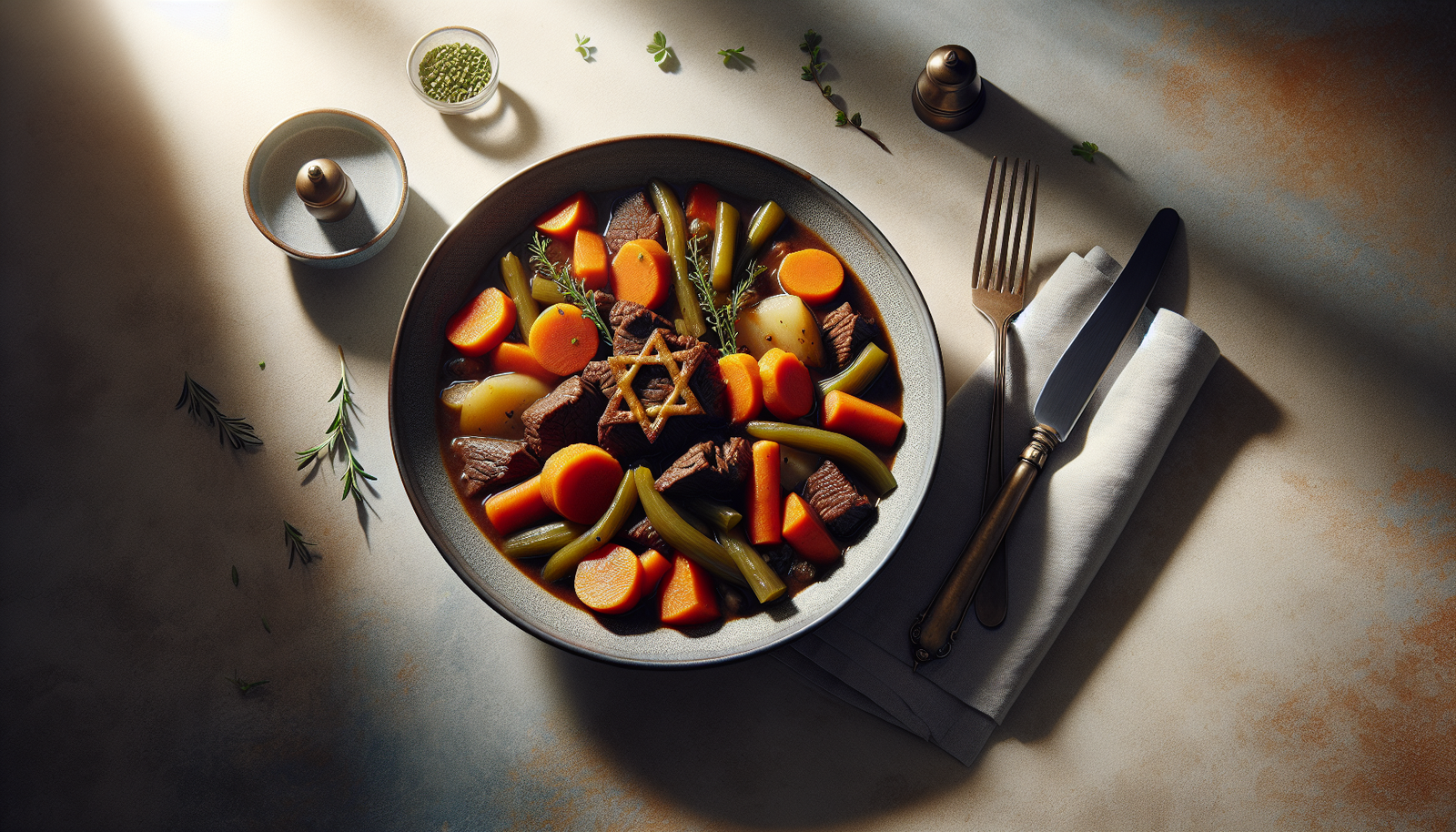 Easy Kosher Beef Stew With Root Vegetables - Jewish recipe