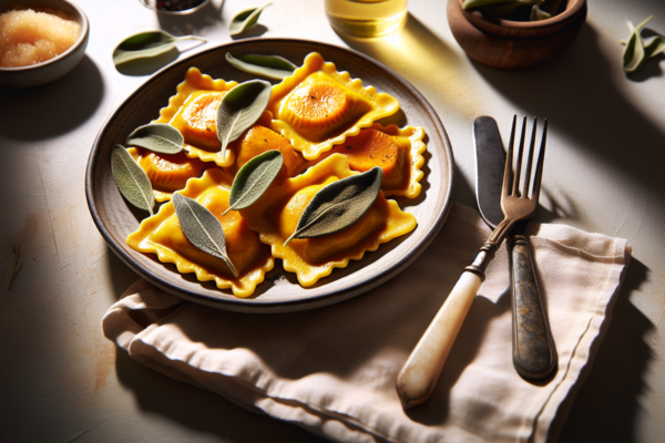 Easy Kosher Butternut Squash Ravioli With Crispy Sage