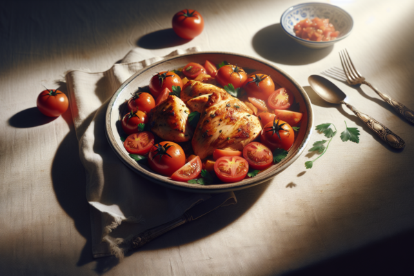 Easy Kosher Chicken Cacciatore With Fresh Tomatoes