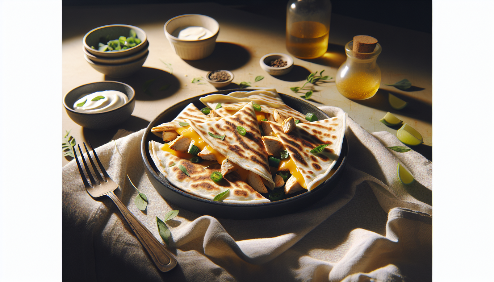 Easy Kosher Chicken Quesadillas With Dairy Free Cheese - Mexican-Jewish Fusion recipe