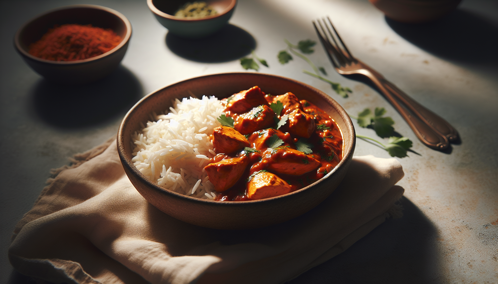 Easy Kosher Chicken Tikka Masala With Basmati Rice - Indian-Inspired recipe