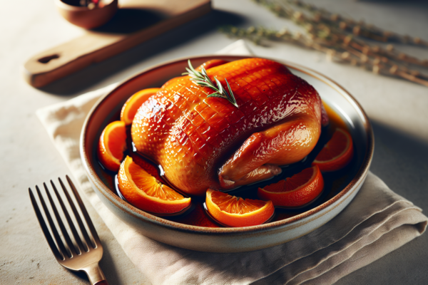 Easy Kosher Duck Confit With Orange Glaze