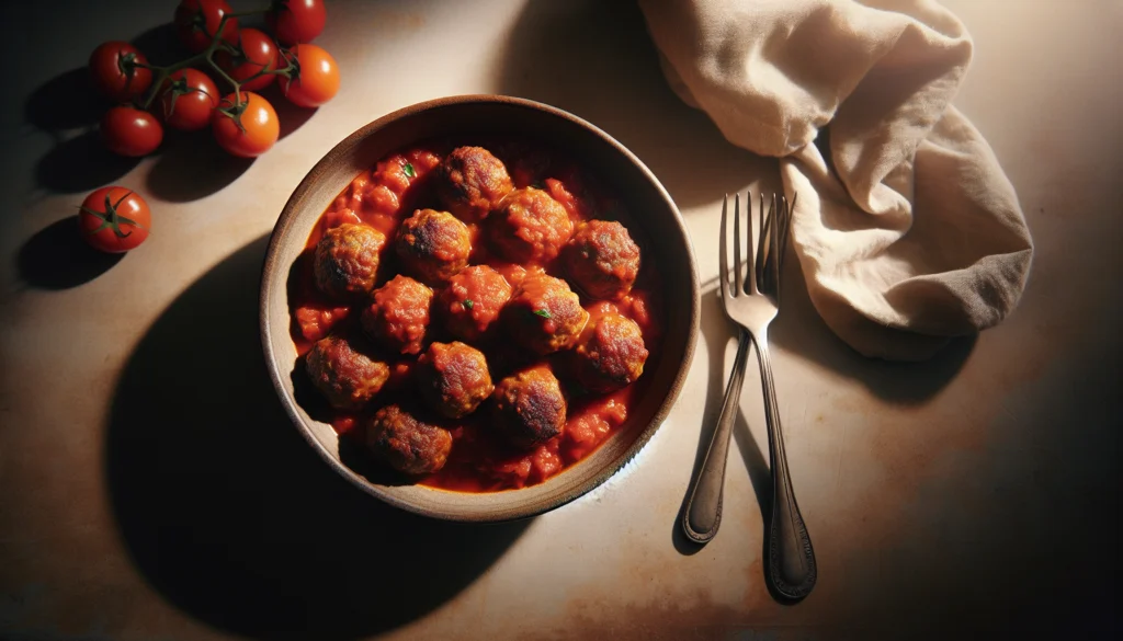 Easy Kosher Lamb Meatballs In Rich Tomato Sauce - Mediterranean recipe