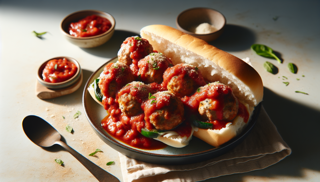Easy Kosher Turkey Meatball Subs With Marinara - Italian-American recipe
