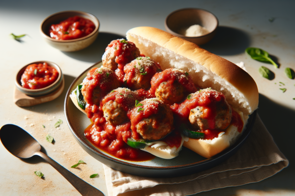 Easy Kosher Turkey Meatball Subs With Marinara