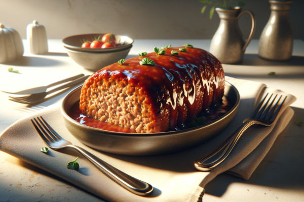 Easy Kosher Turkey Meatloaf With Sweet Tangy Glaze