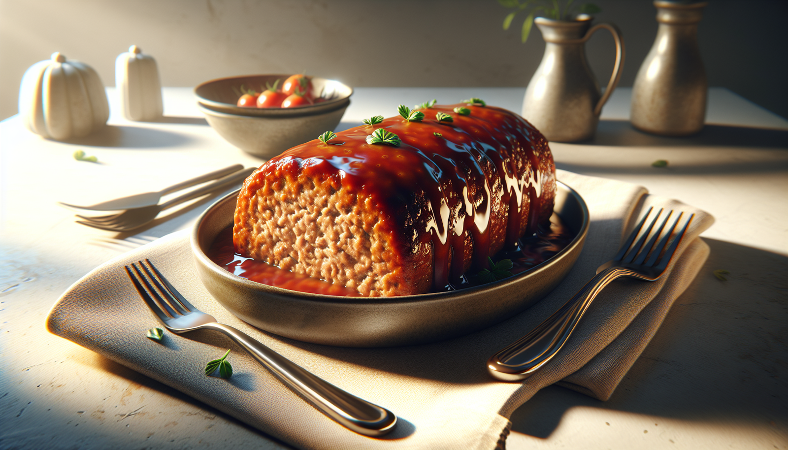 Easy Kosher Turkey Meatloaf With Sweet Tangy Glaze - American recipe