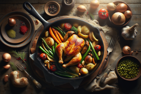 Easy One Pan Chicken and Vegetables – Perfect Kosher Weeknight Dinner