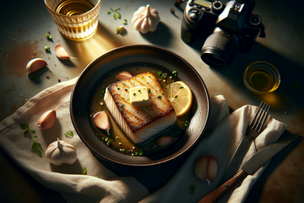 Easy Pan Seared Halibut With Garlic Butter (Kosher)