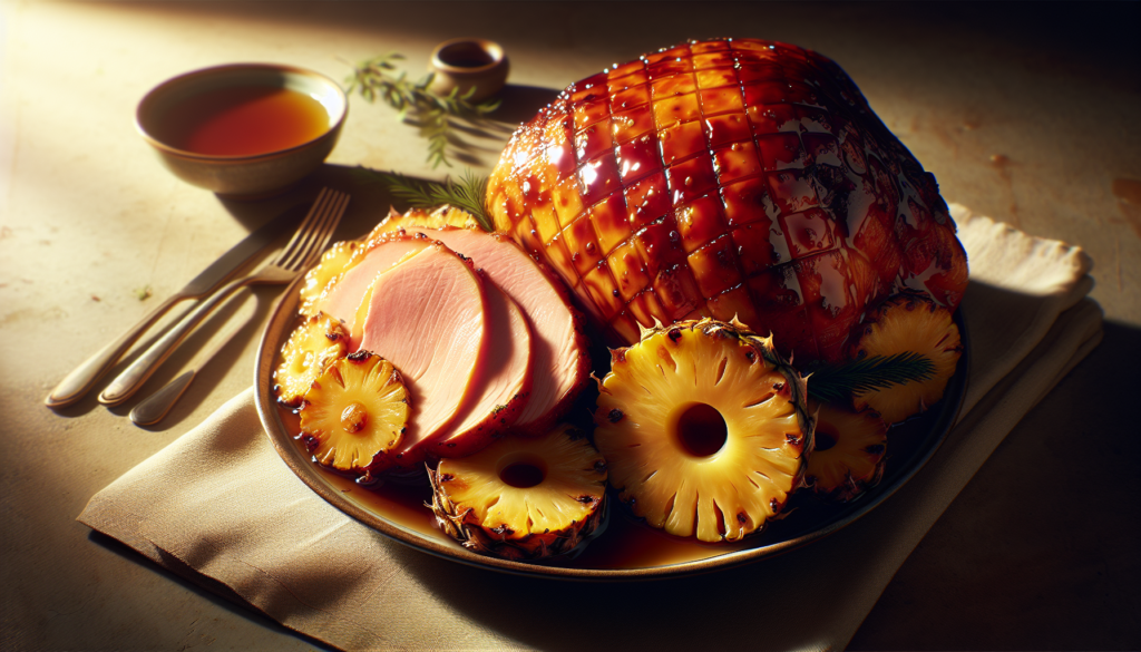 Glazed Turkey Roast with Pineapple Honey Glaze - American recipe