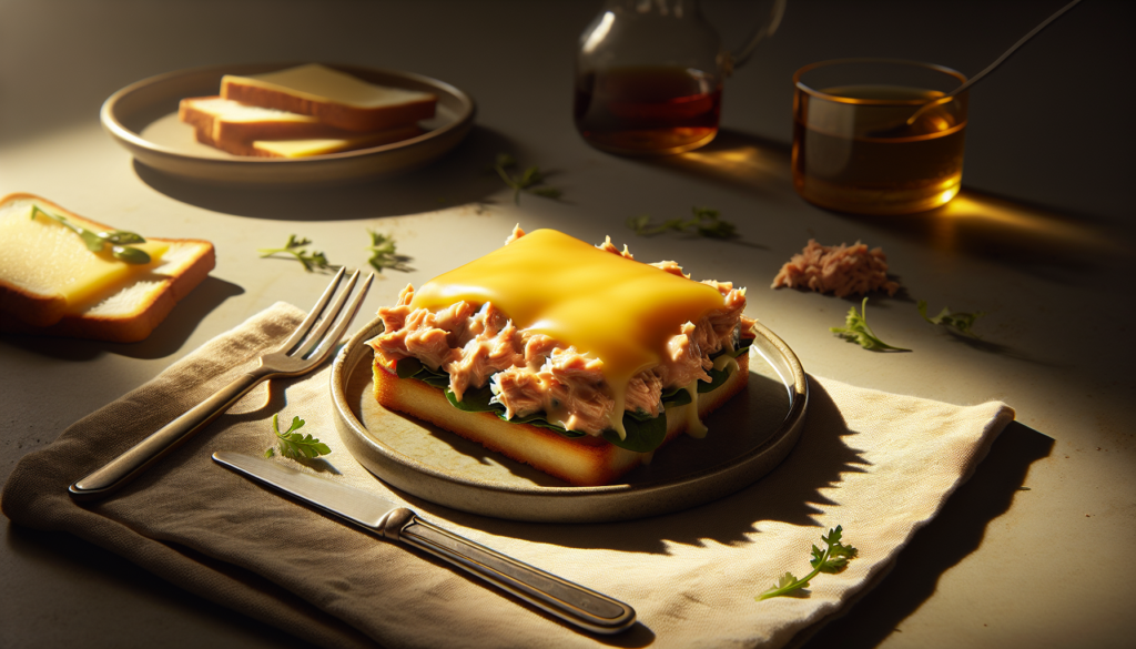 Golden Kosher Tuna Melts With Perfect Crispy Cheese - American recipe