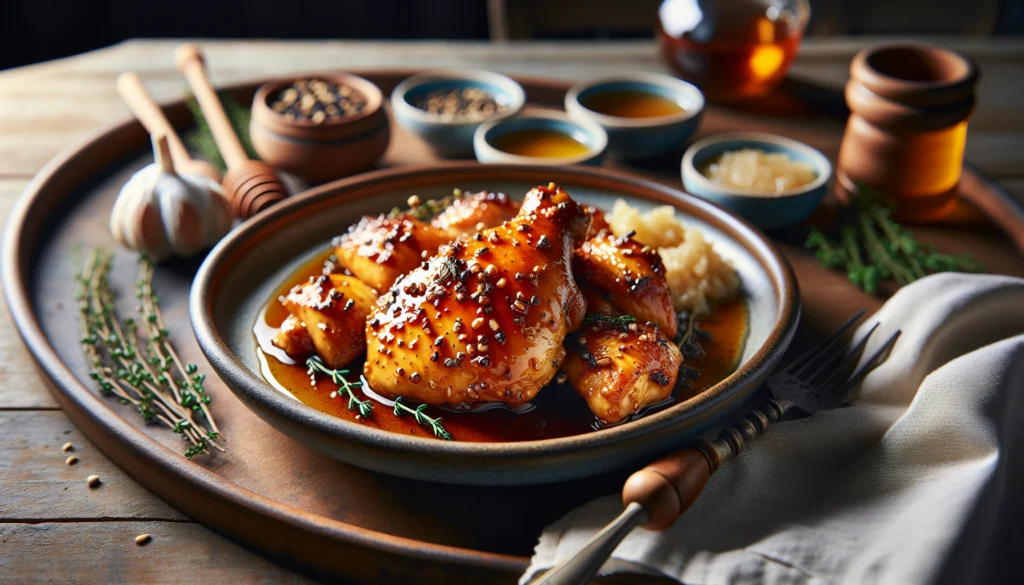 Honey Garlic Chicken - The Perfect Kosher Weeknight Dinner - American recipe