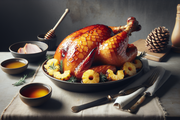 Honey Glazed Turkey Roast With Pineapple – Kosher Recipe