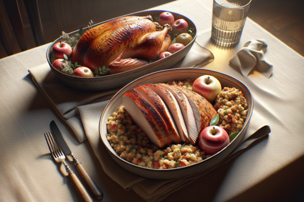 Kosher Apple-Stuffed Turkey Tenderloin