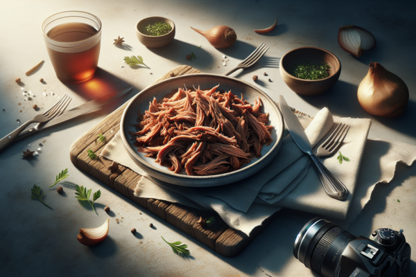 Kosher BBQ Pulled Pork Style Beef – Tender Shredded Chuck Roast