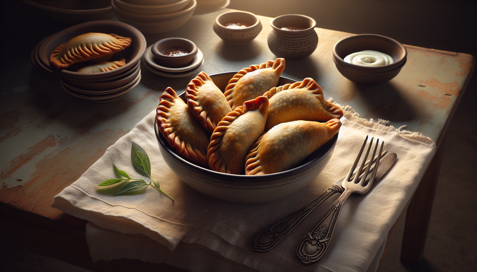 Kosher Beef Empanadas with Savory Herbs and Spices - Latin American recipe